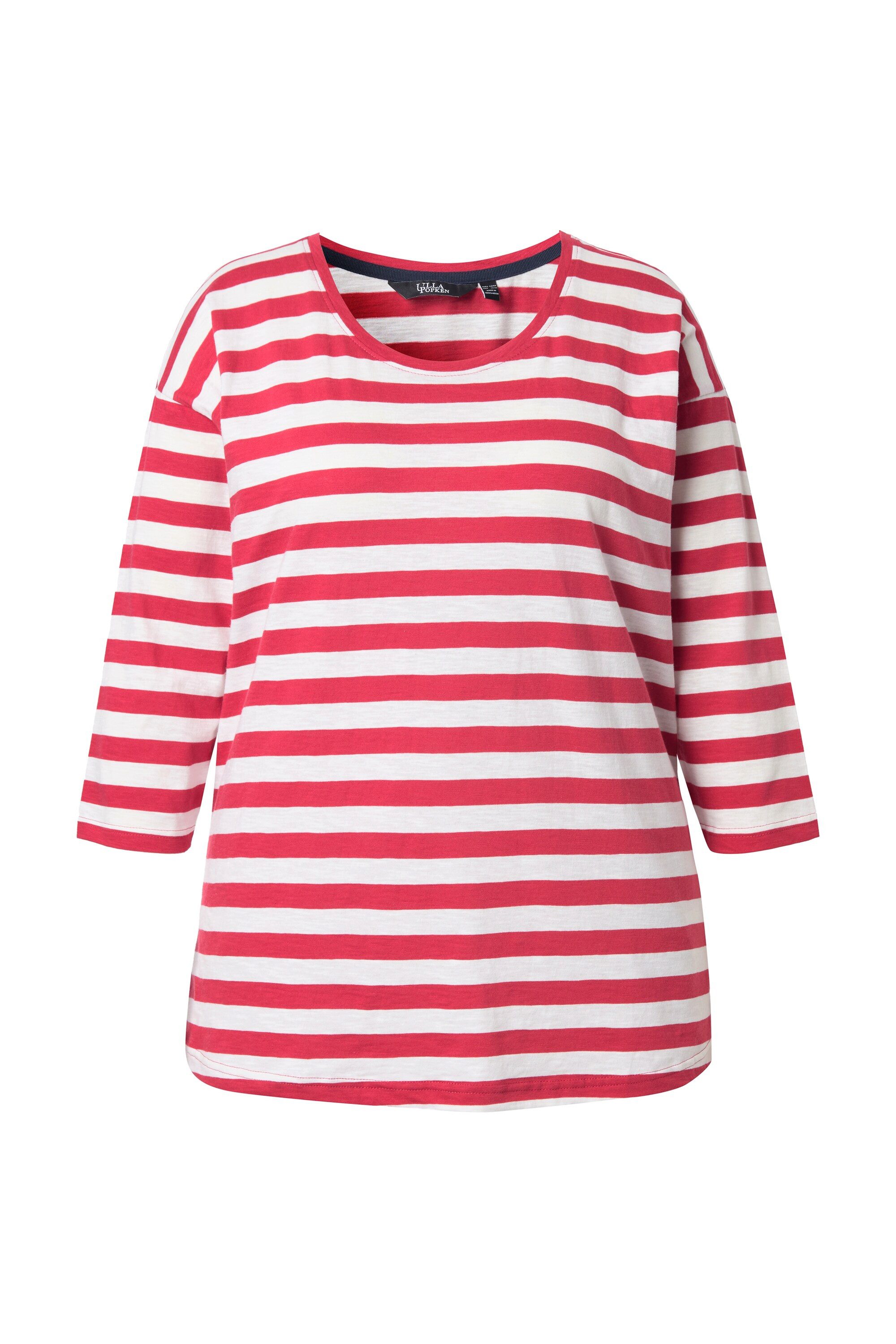 Ulla Popken T-Shirt Shirt Ringel Oversized günstig online kaufen