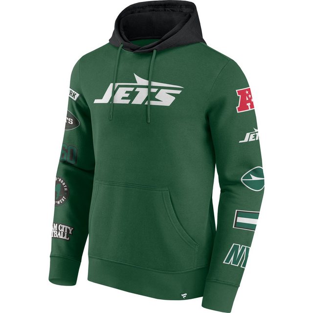 Fanatics Kapuzenpullover New York Jets NFL Sleeve Prints günstig online kaufen