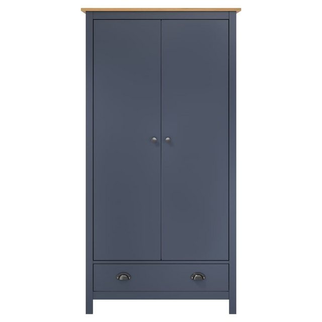 vidaXL Kleiderschrank Kleiderschrank mit 2 Türen Hill Range Grau 89x50x170c günstig online kaufen