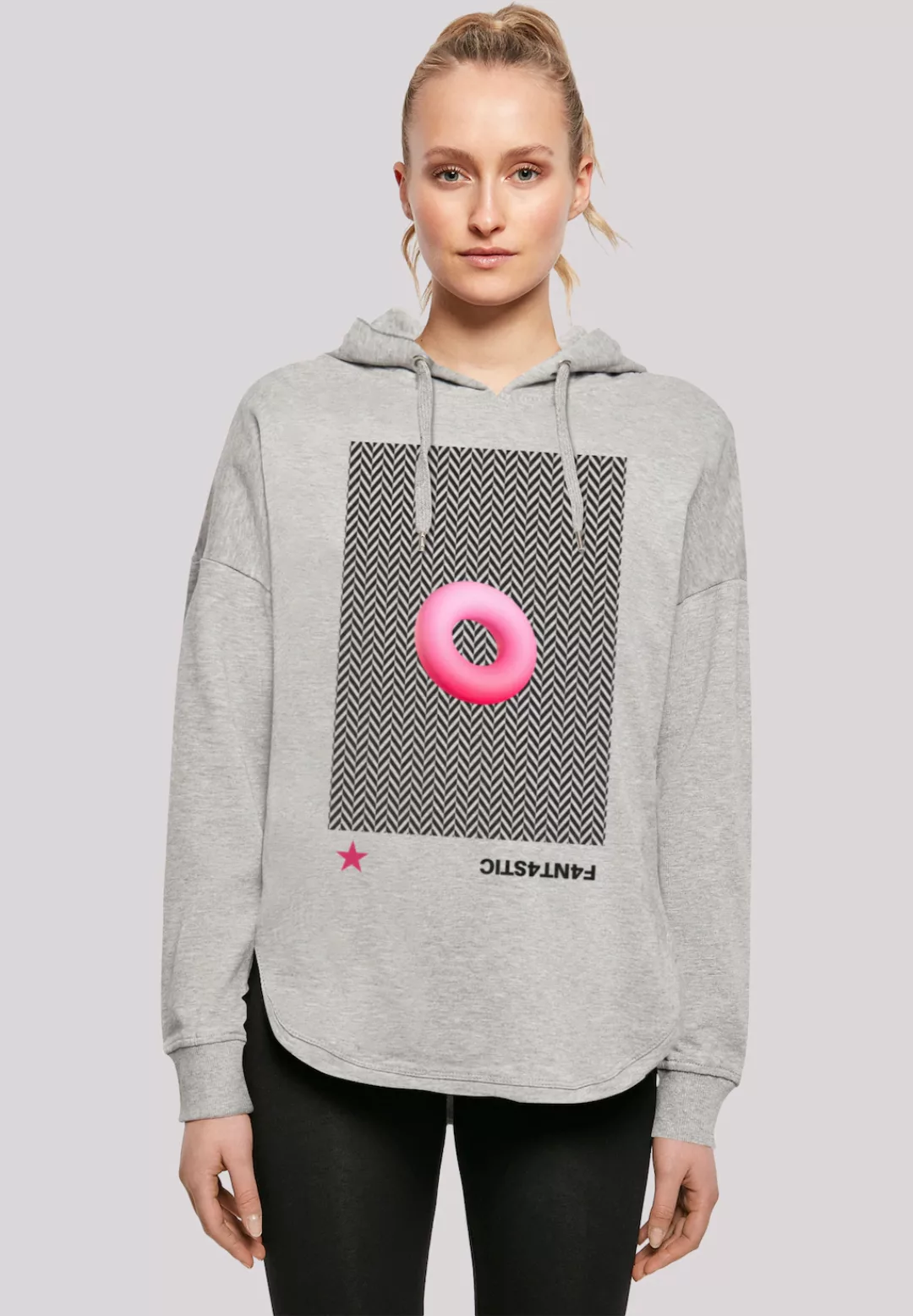 F4NT4STIC Kapuzenpullover "3D PINK RING", Print günstig online kaufen