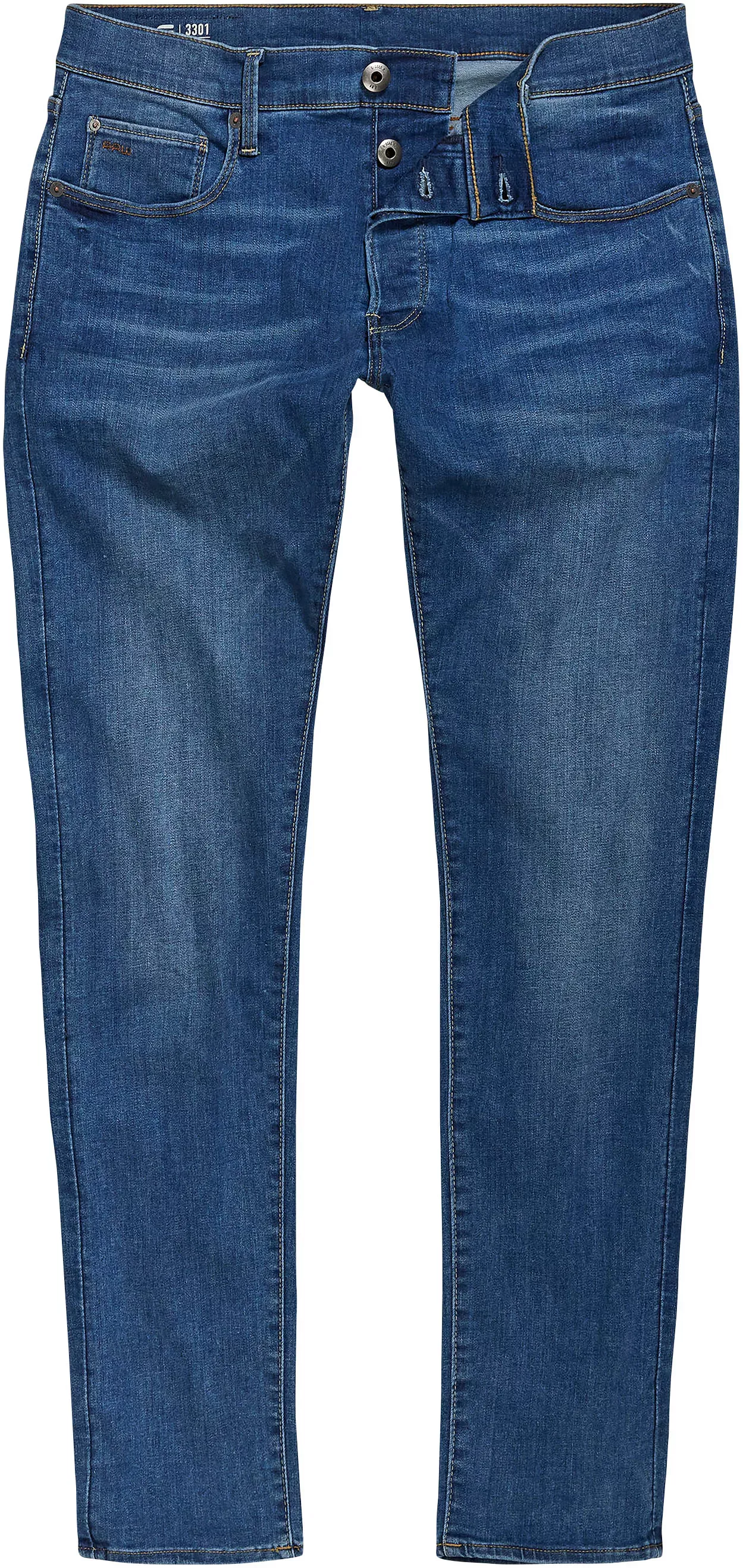 G-STAR Slim-fit-Jeans "3301 Slim", mit leichten Used-Effekten günstig online kaufen