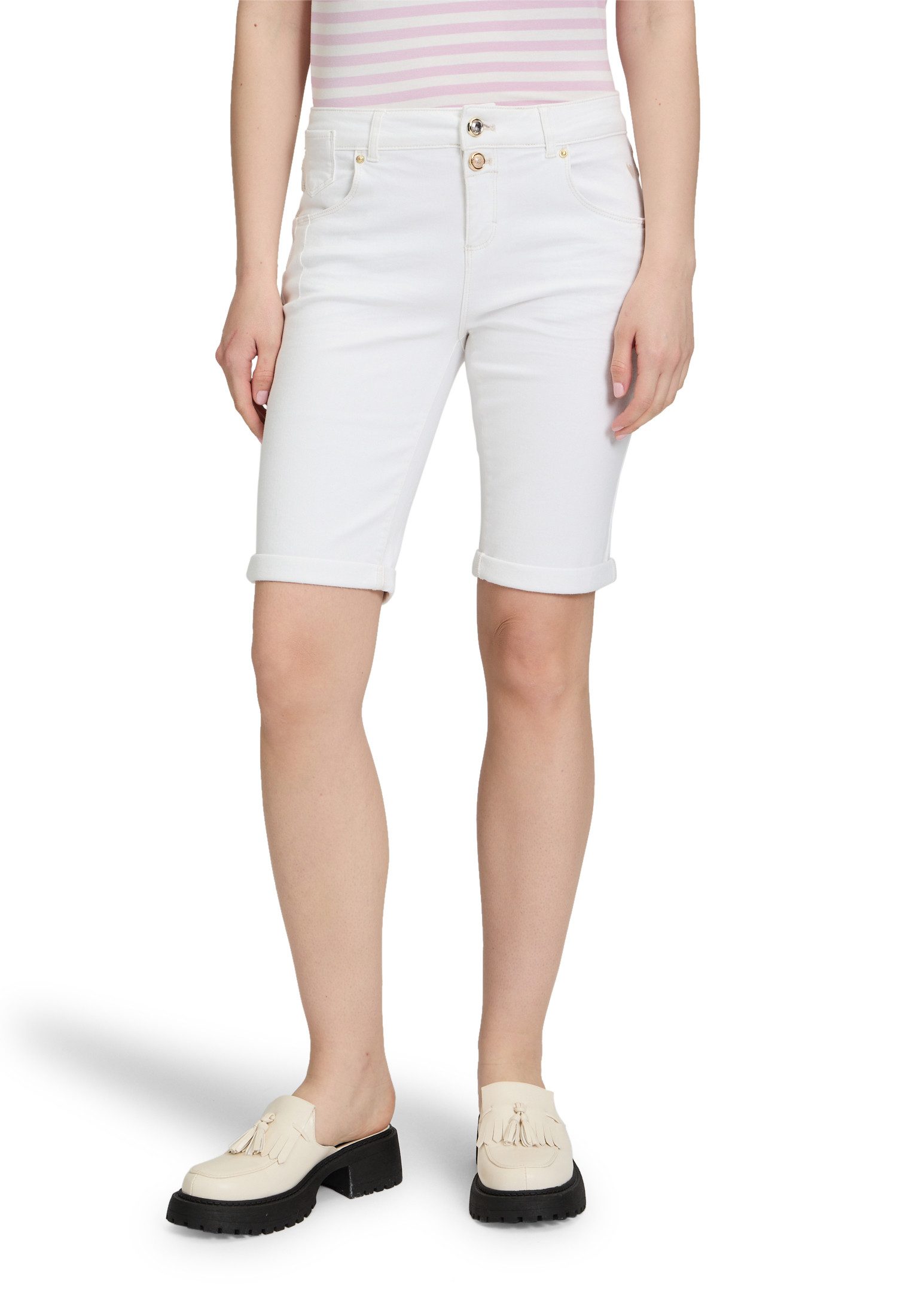 Cartoon Shorts "Cartoon Damen Shorts mit Stickerei", Stickerei günstig online kaufen