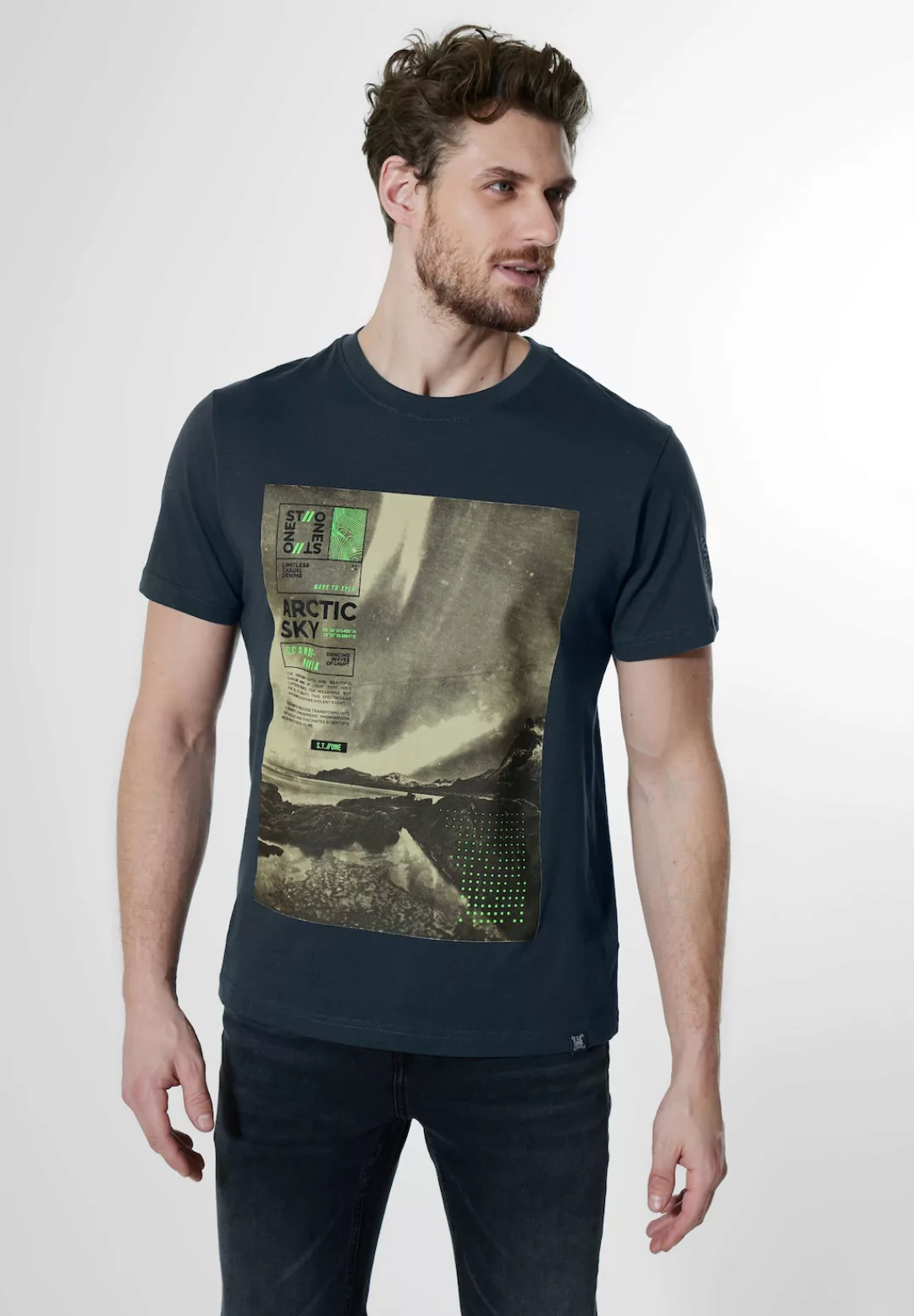 STREET ONE MEN Print-Shirt günstig online kaufen