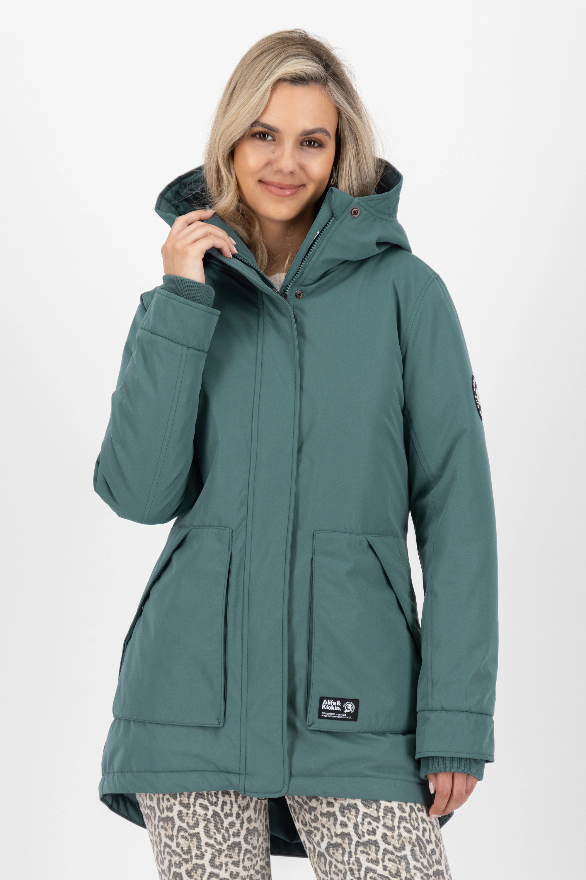 Alife & Kickin Winterjacke "Damen FloraAK A", mit Kapuze, Gefütterte Winter günstig online kaufen