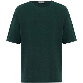 Dandalo  Hemdbluse Roy Oversize Crew Neck Knitted Short Sleeve Sweatshirt günstig online kaufen
