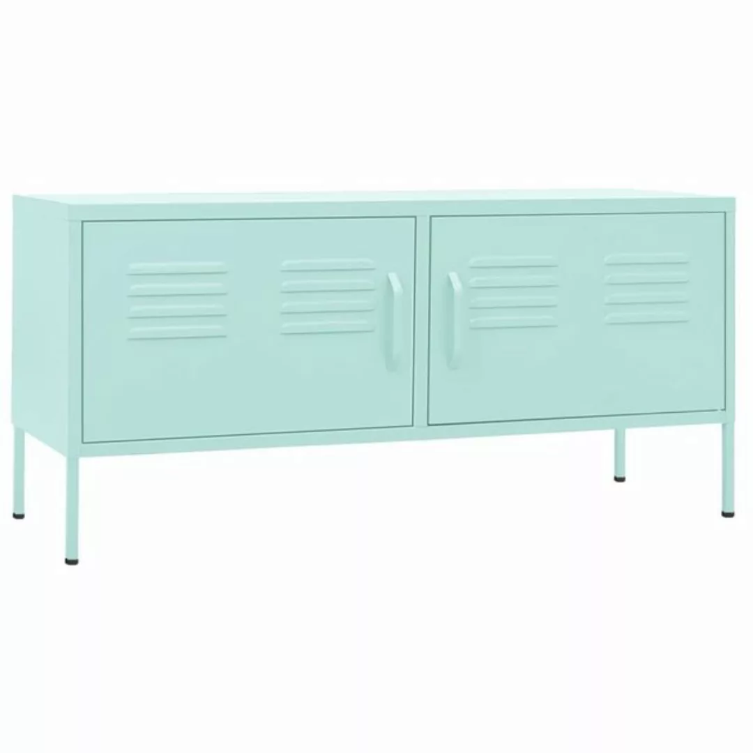 furnicato TV-Schrank Minzgrün 105x35x50 cm Stahl günstig online kaufen