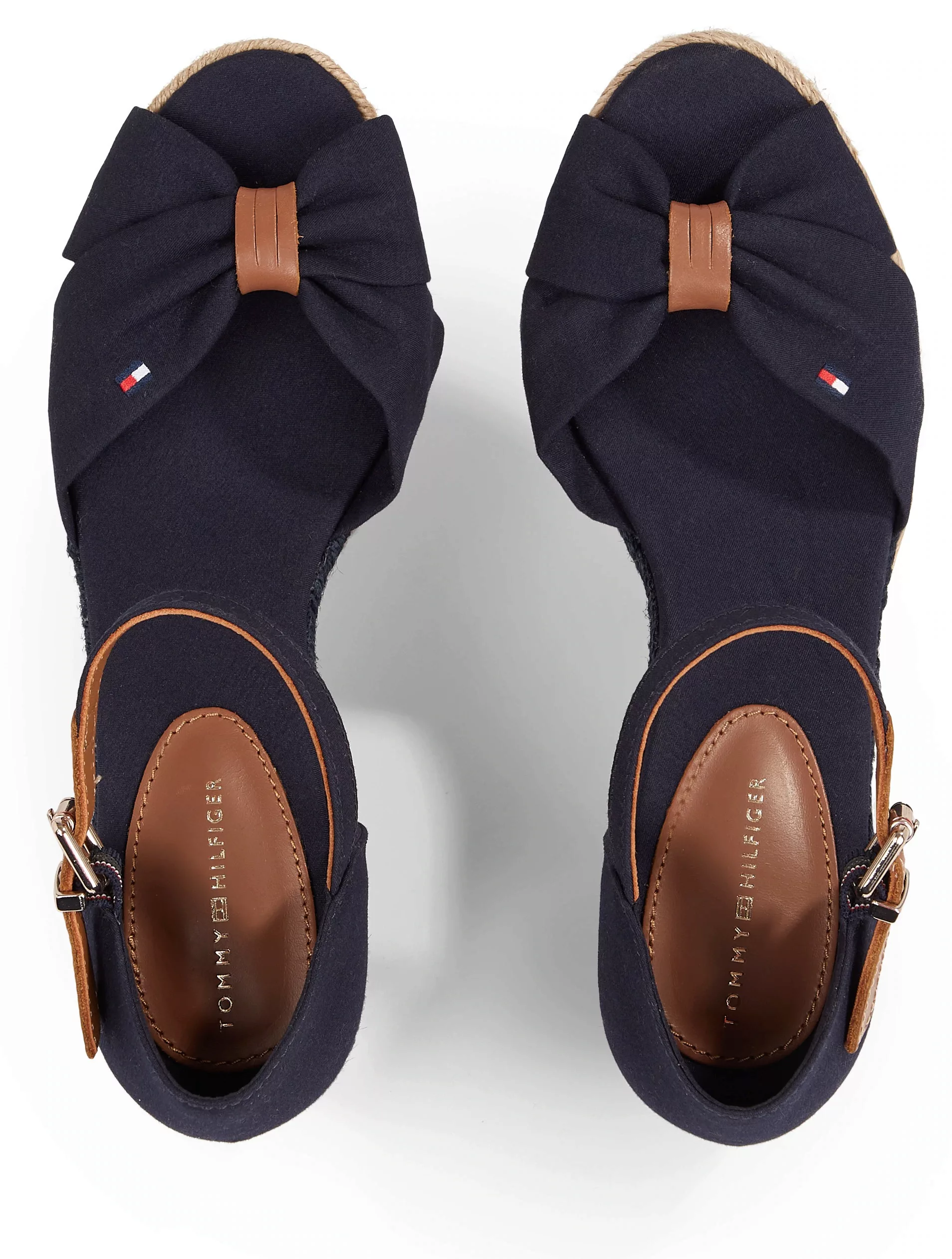 Tommy Hilfiger  Espadrilles BASIC OPEN TOE MID WEDGE günstig online kaufen