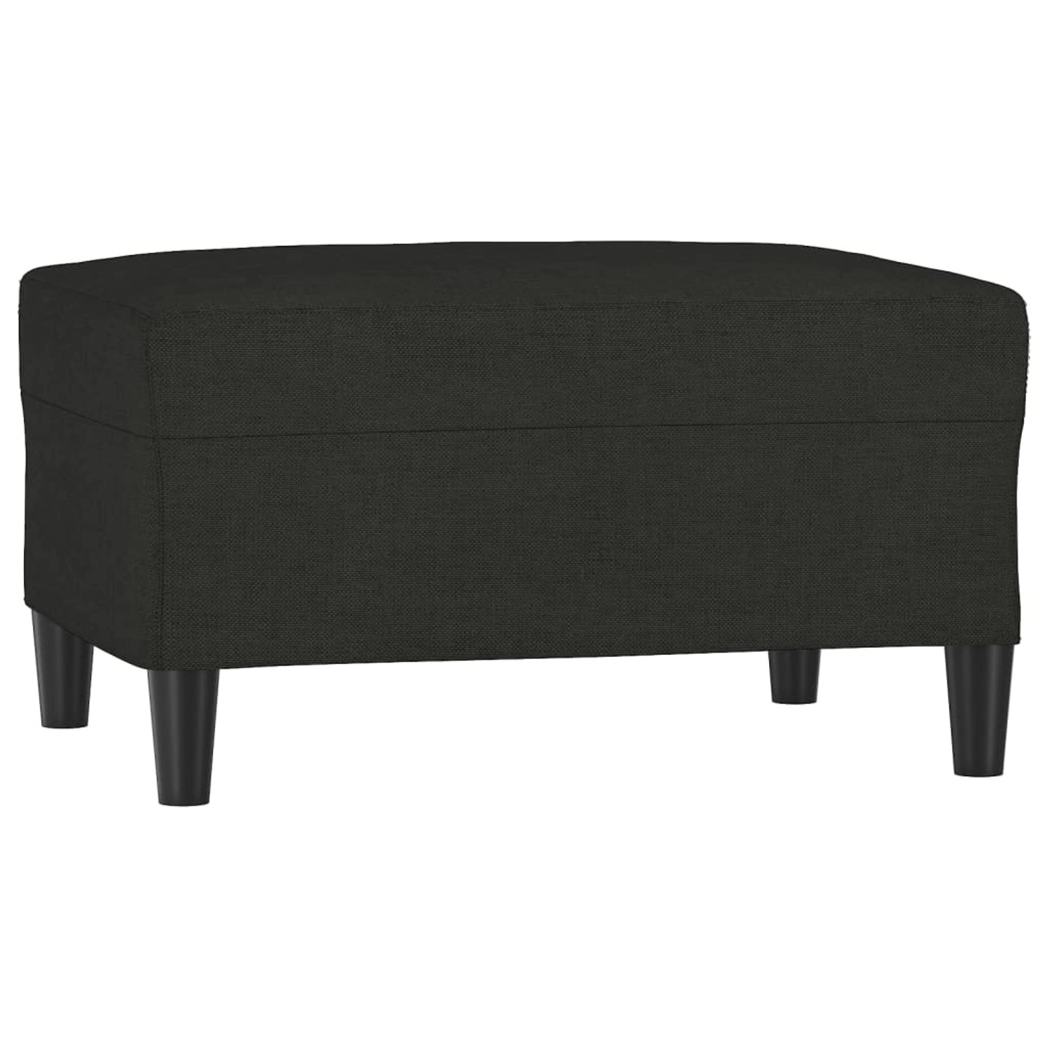 vidaXL Fußhocker Schwarz 70x55x41 cm Stoff Modell 3 günstig online kaufen