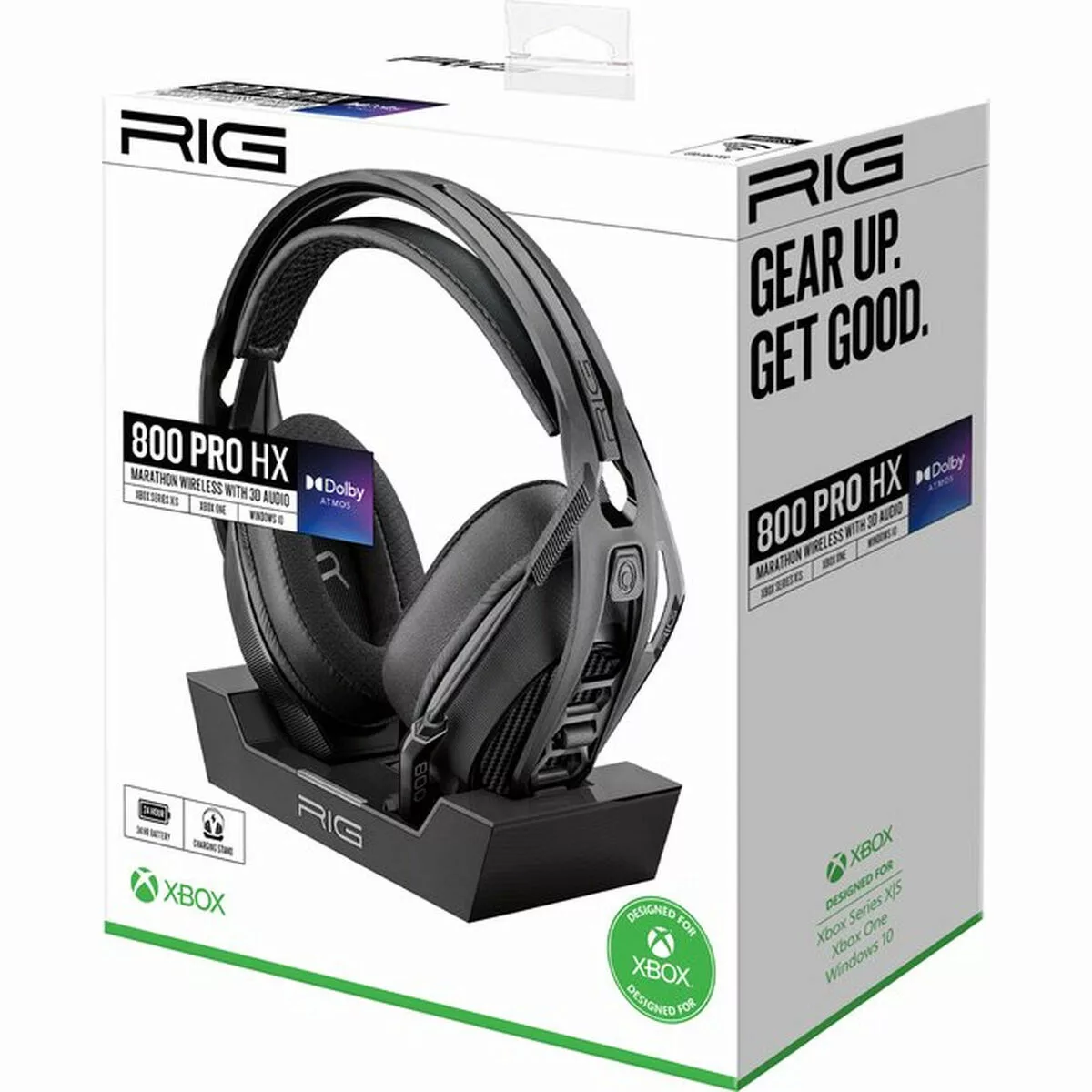 nacon RIG 800 PRO HX, schwarz, USB, kabellos, Dolby Atmos, Over Ear Gaming- günstig online kaufen