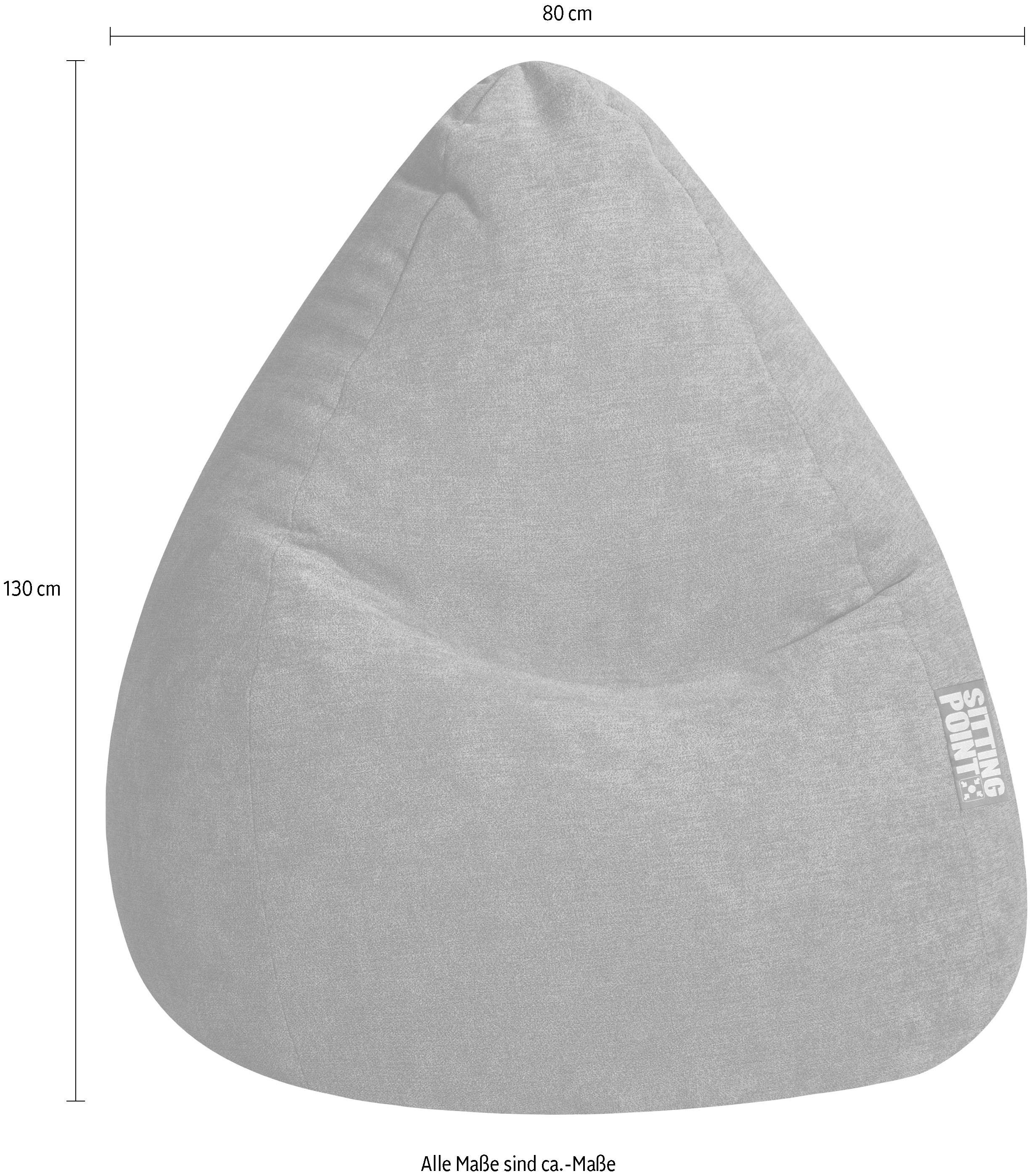 Sitting Point Sitzsack Alfa XXL Weinrot günstig online kaufen