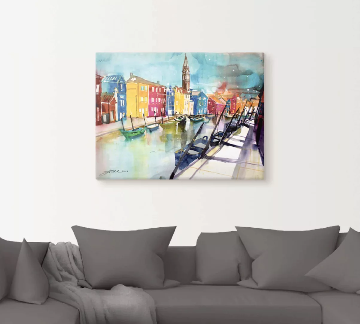 Artland Wandbild »Venedig«, Italien, (1 St.), als Alubild, Outdoorbild, Lei günstig online kaufen