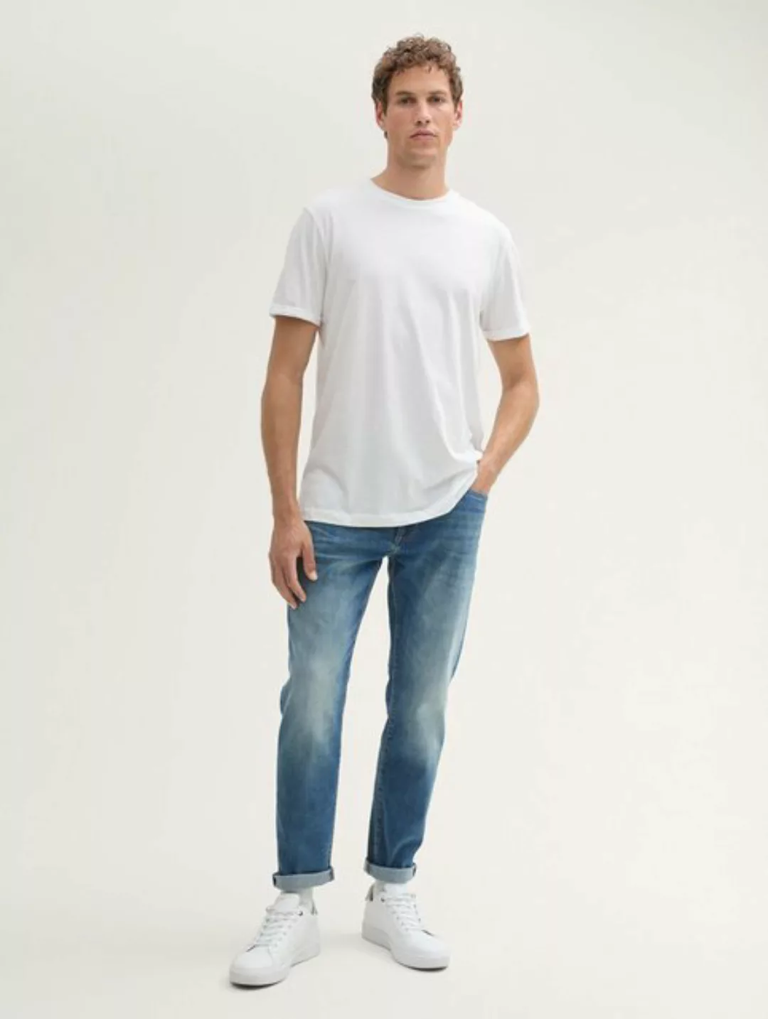 TOM TAILOR Denim 5-Pocket-Jeans Superflex Slim Tapered Jeans günstig online kaufen