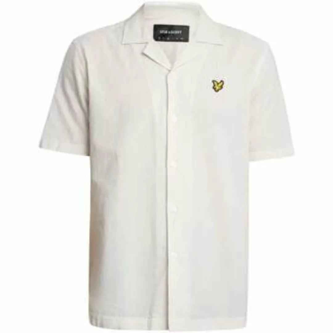 Lyle & Scott  Kurzarm Hemdbluse Kurzärmliges Oxford-Revershemd aus Leinenmi günstig online kaufen