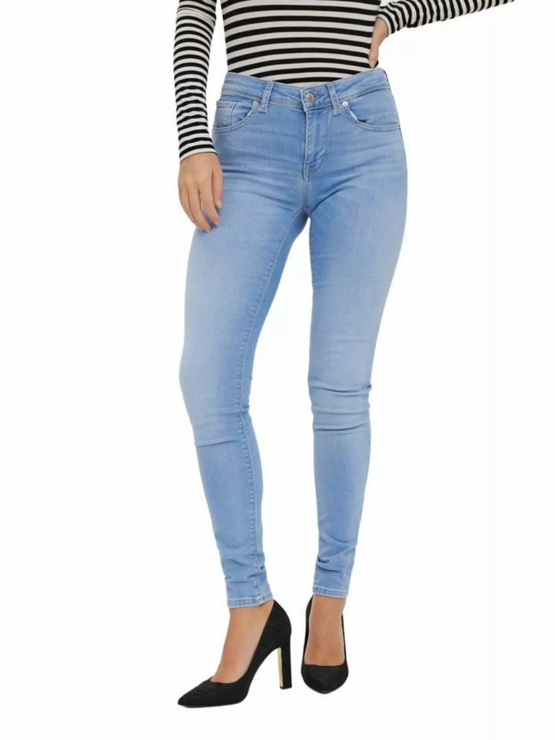 Vero Moda 7/8-Jeans Lux (1-tlg) Plain/ohne Details günstig online kaufen