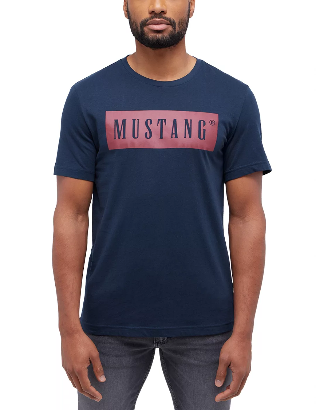 MUSTANG Kurzarmshirt "Herren Style Austin" günstig online kaufen