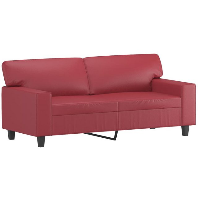 vidaXL Sofa, 2-Sitzer-Sofa Weinrot 140 cm Kunstleder günstig online kaufen