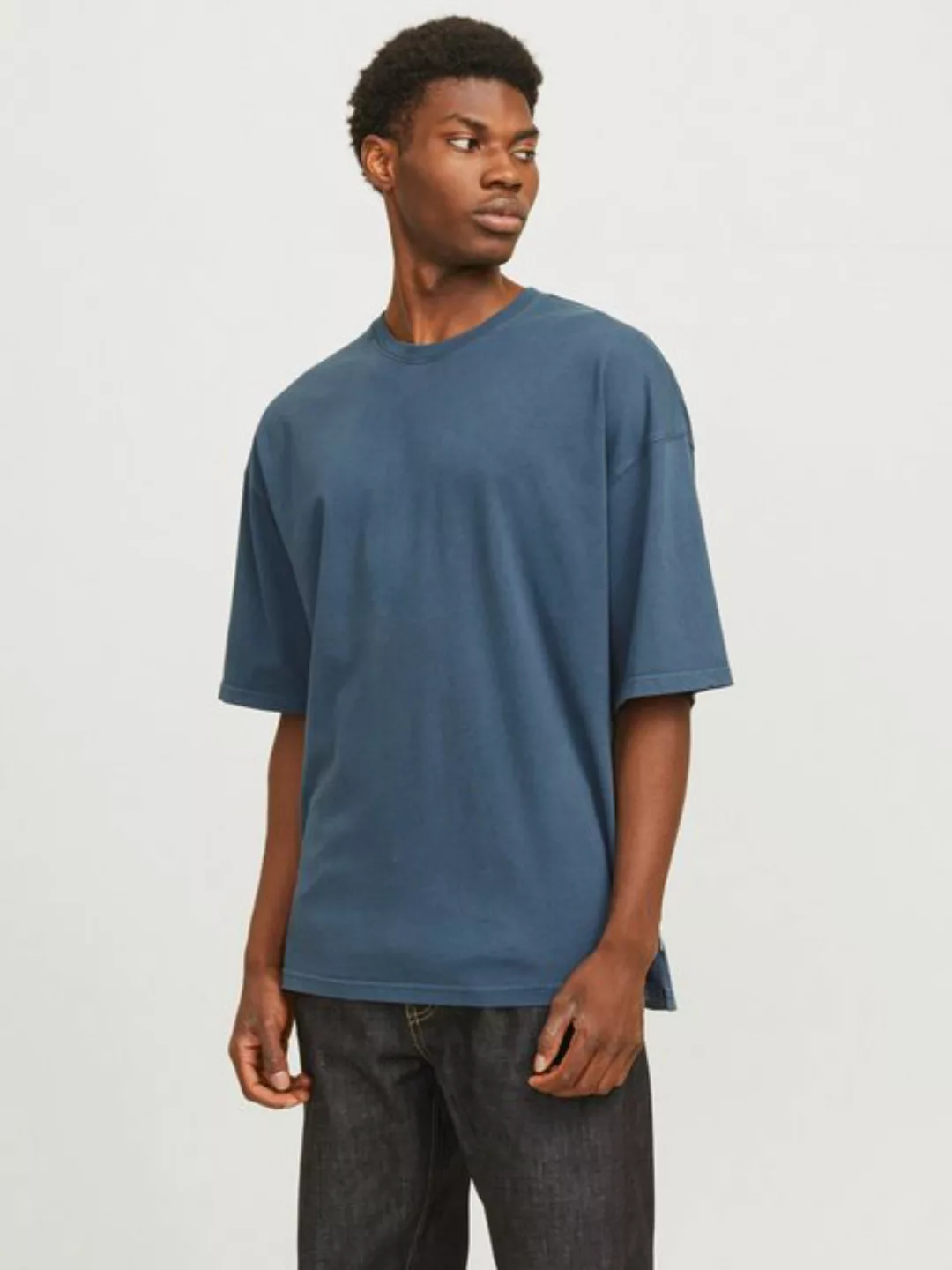 Jack & Jones Rundhalsshirt JJECHARGE FADED TEE O-NECK NOOS mit Rundhalsauss günstig online kaufen