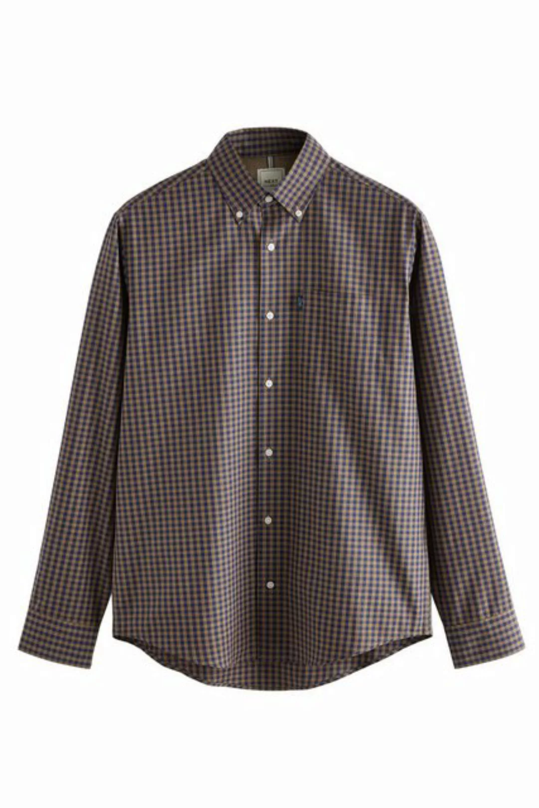 Next Langarmhemd Pflegeleichtes Button-Down-Oxford-Hemd (1-tlg) günstig online kaufen