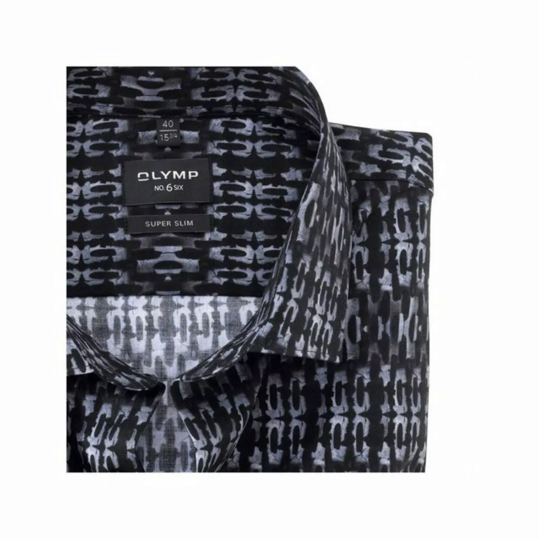 OLYMP Langarmhemd schwarz (1-tlg) günstig online kaufen