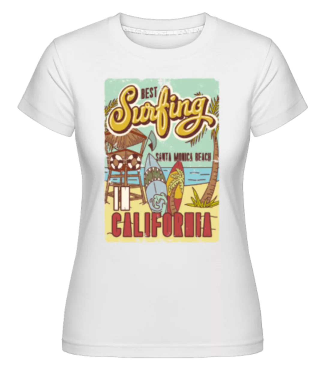 Best Surfing In California · Shirtinator Frauen T-Shirt günstig online kaufen