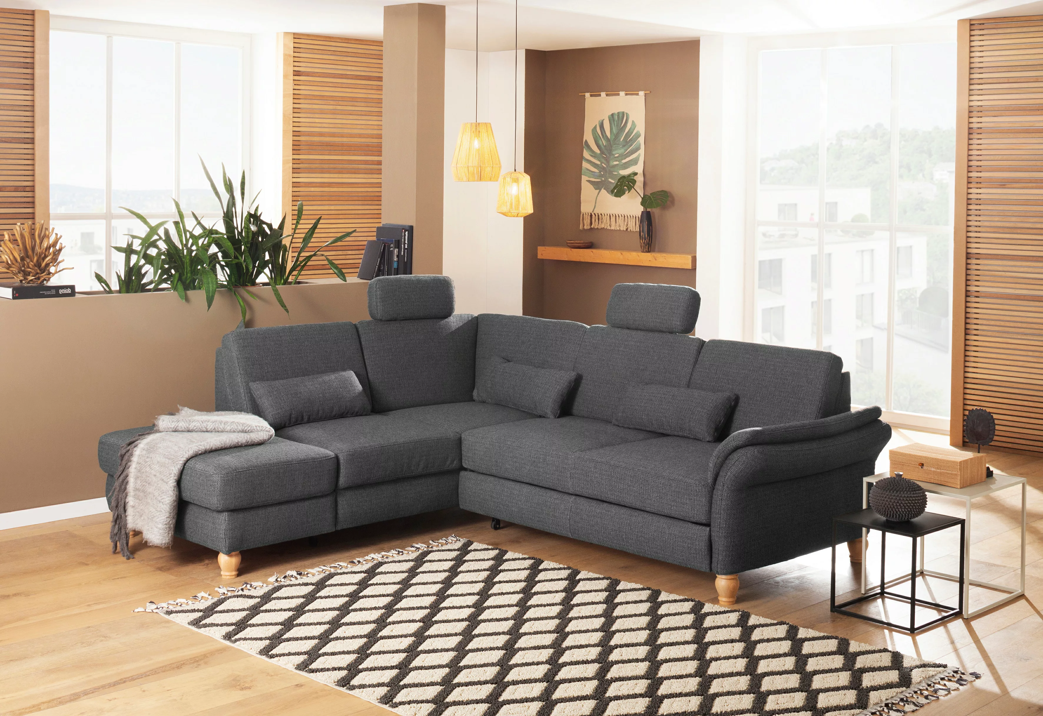 Home affaire Ecksofa "Palace L-Form" günstig online kaufen