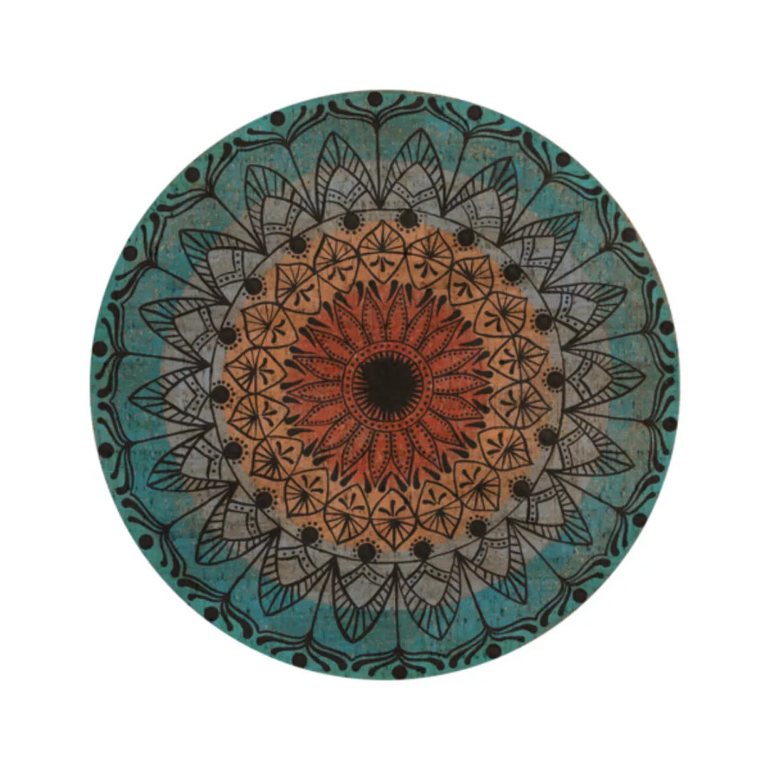 Korkteppich "Mandala - Aros De Luz" (Rund, Natur) günstig online kaufen