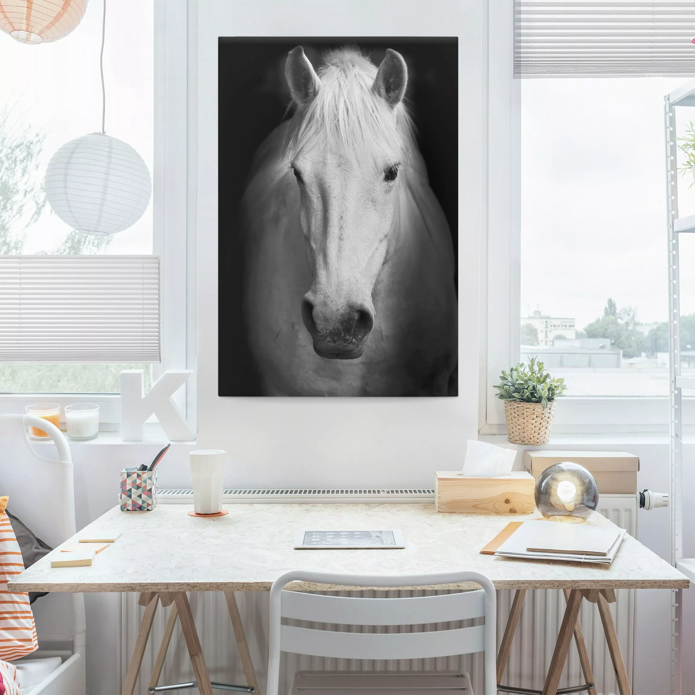 Leinwandbild Kinderzimmer - Hochformat Dream of a Horse günstig online kaufen