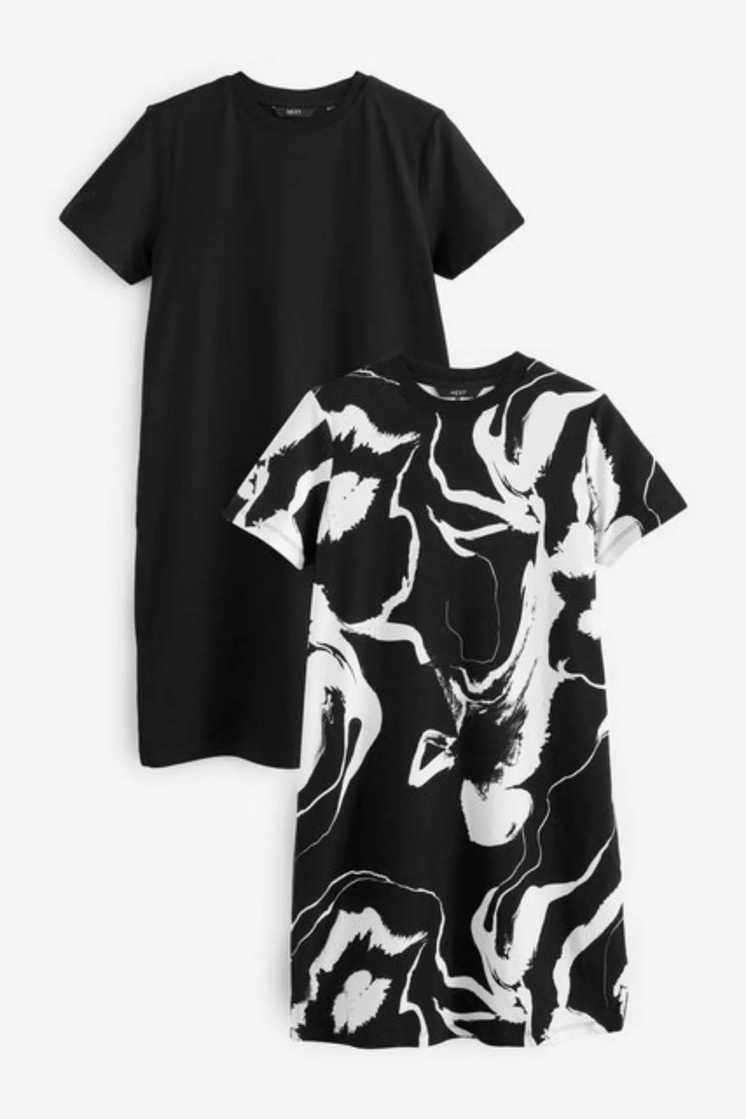 Next Shirtkleid Kleid in T-Shirt-Optik (2-tlg) günstig online kaufen