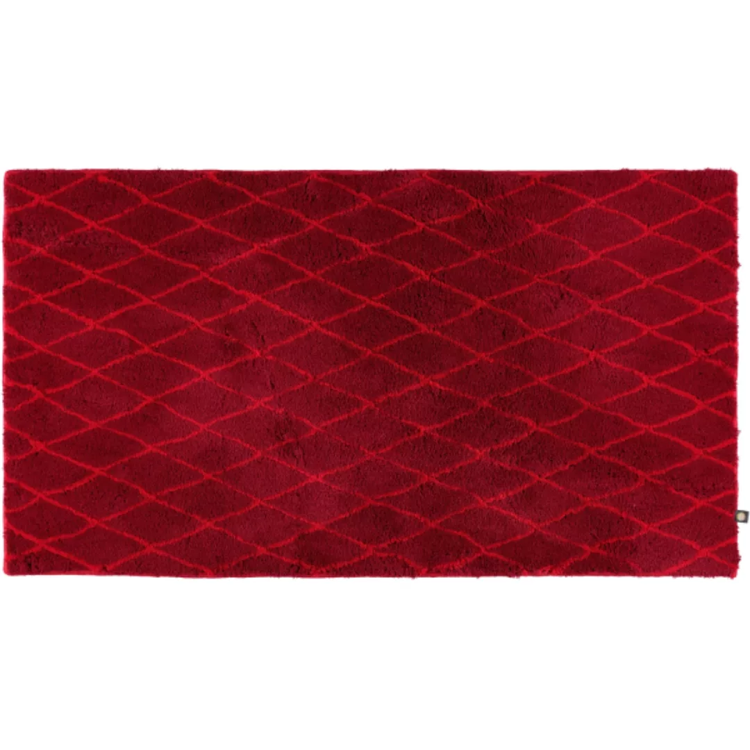 Rhomtuft - Badteppiche Rhom 87 - Farbe: cardinal/carmin - 1346 - 70x130 cm günstig online kaufen