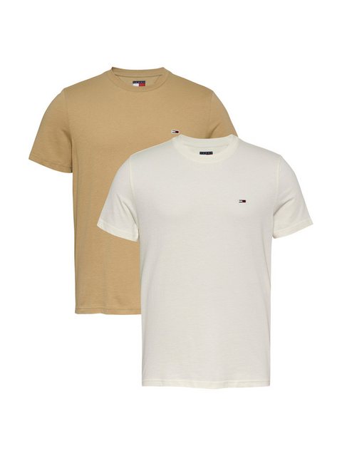 Tommy Jeans Rundhalsshirt TJM XSLIM 2PACK JERSEY TEE EXT (Packung, 2er-Pack günstig online kaufen