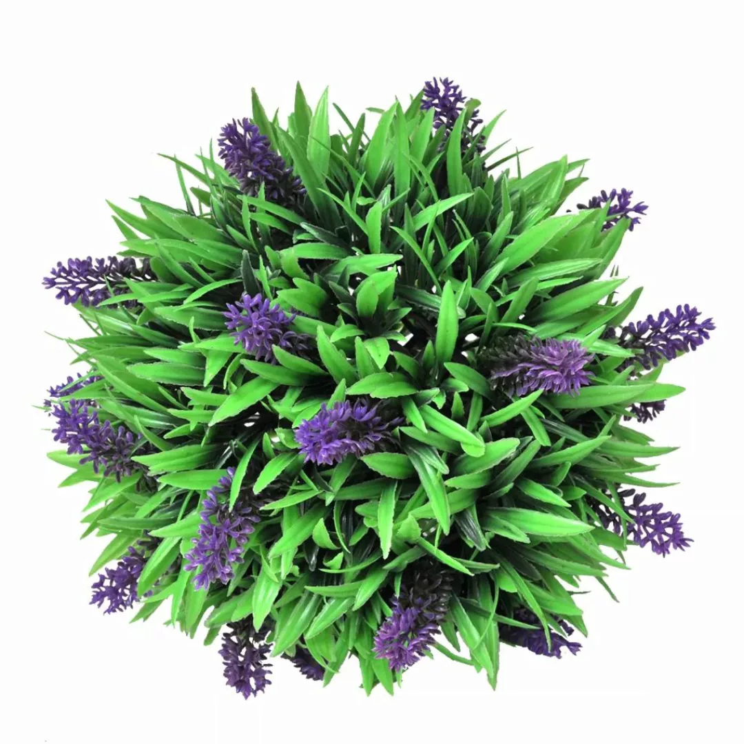 Buchsbaumkugel Mit Lavendel 2 Stk. Künstlich 28 Cm günstig online kaufen