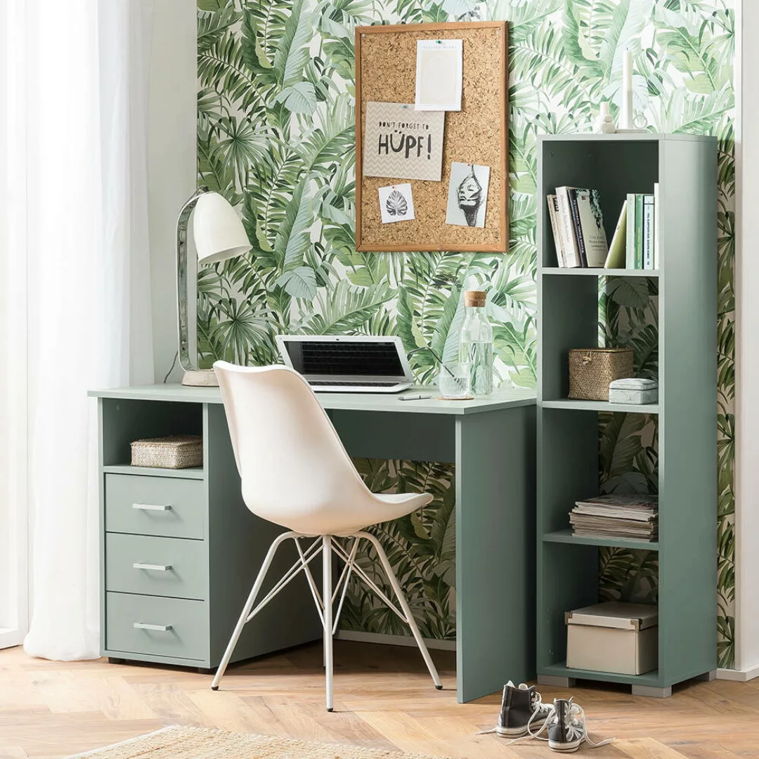 Büromöbel Set 2-teilig NEVERS-80 in grün günstig online kaufen