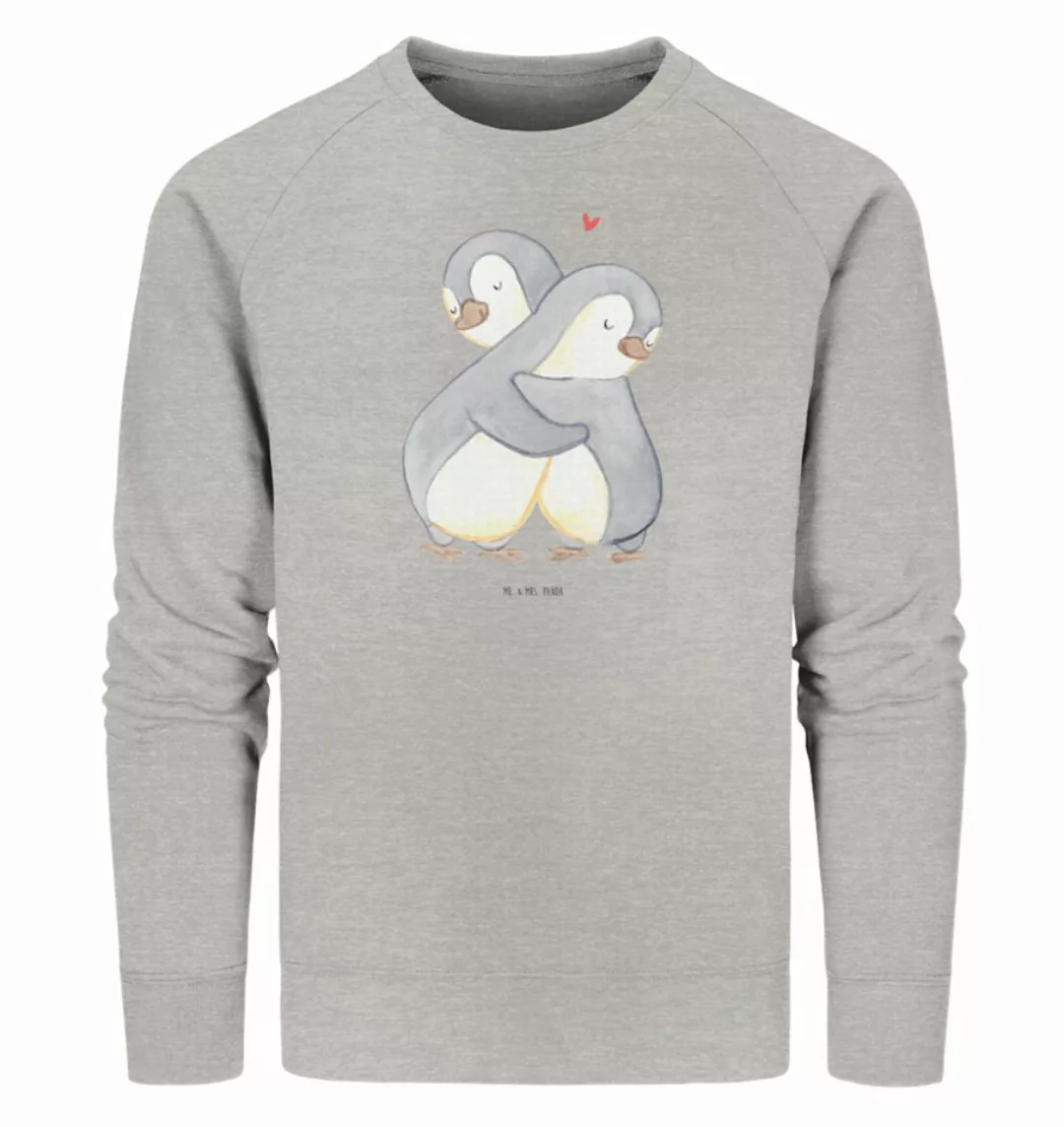 Mr. & Mrs. Panda Longpullover Größe XL Pinguine Kuscheln - Heather Grey - G günstig online kaufen