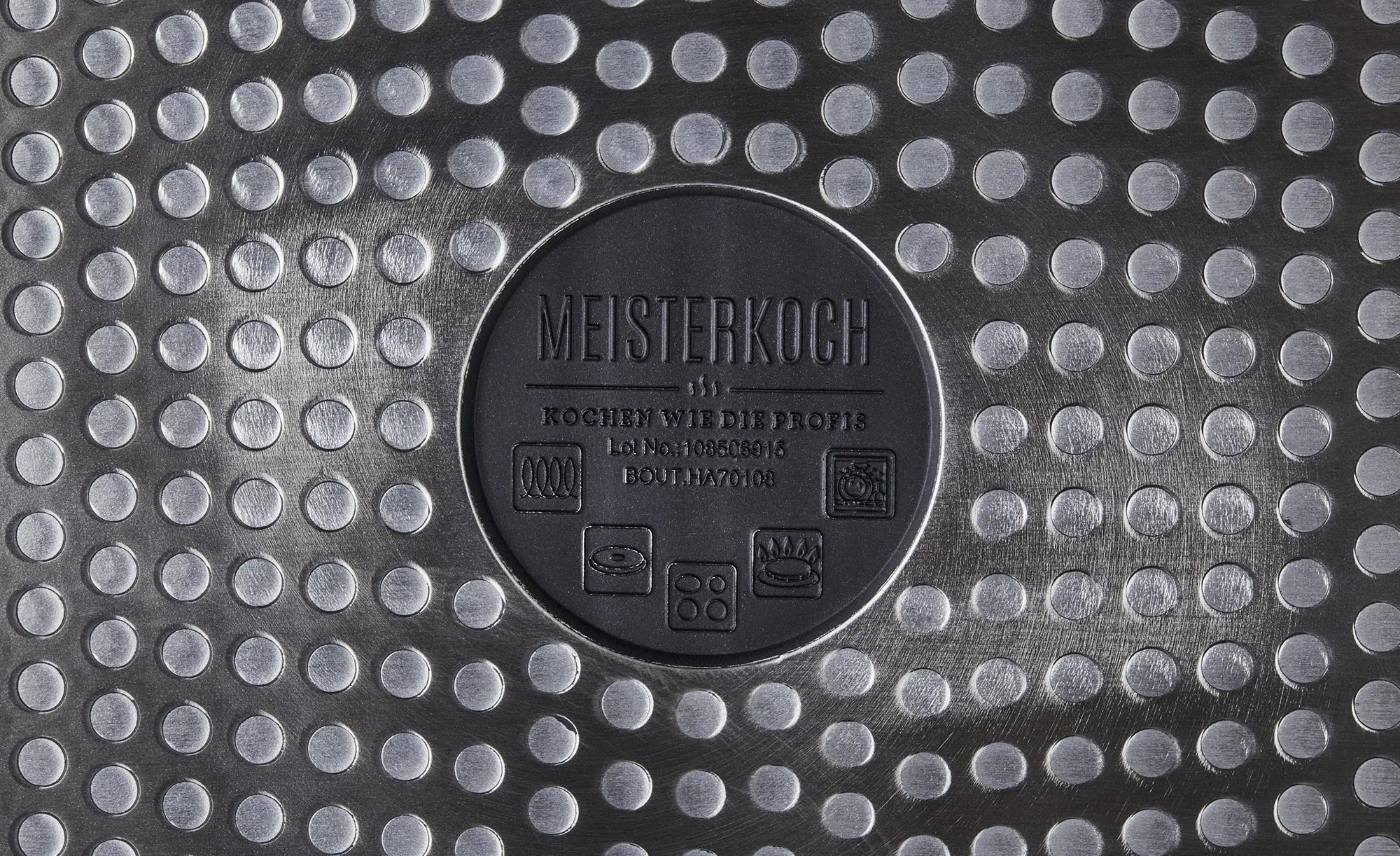 Meisterkoch Bräter oval, 3-teilig  GUSTUS ¦ schwarz ¦ Aluminium-Guss ¦ Maße günstig online kaufen