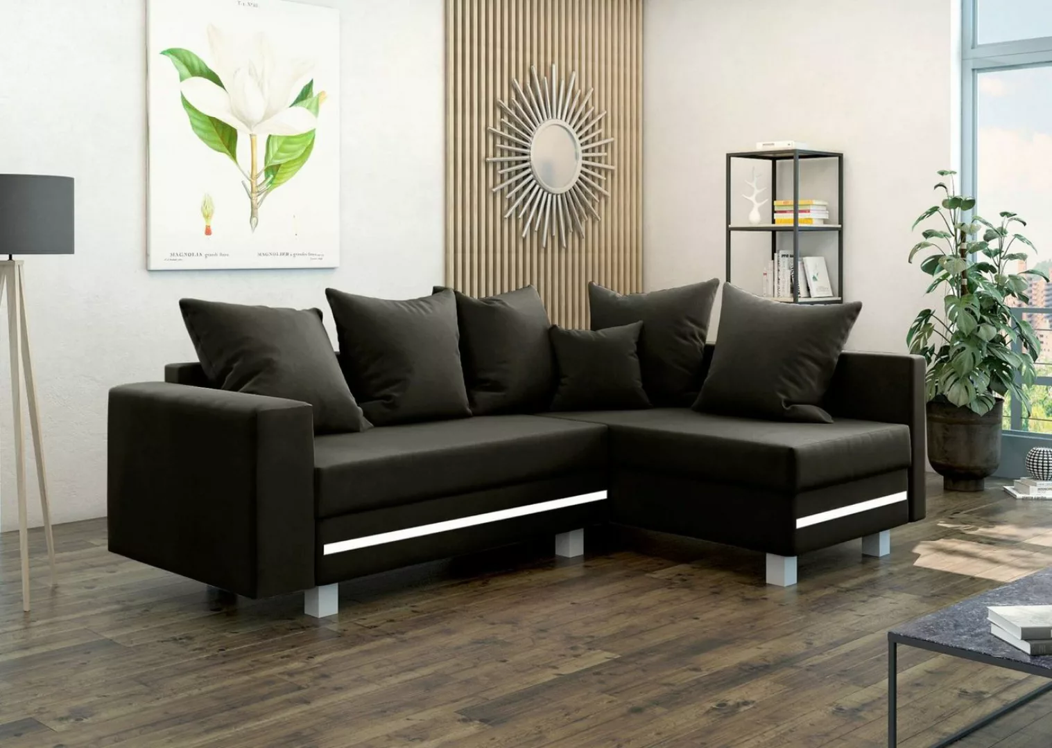 Stylefy Ecksofa Morgan, L-Form, Eckcouch, Ottomane links oder rechts bestel günstig online kaufen