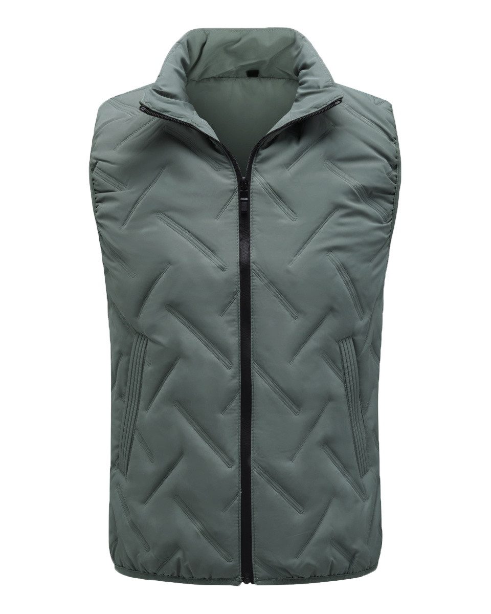 Allthemen Kurzweste Herren Winterweste mit Stehkragen günstig online kaufen