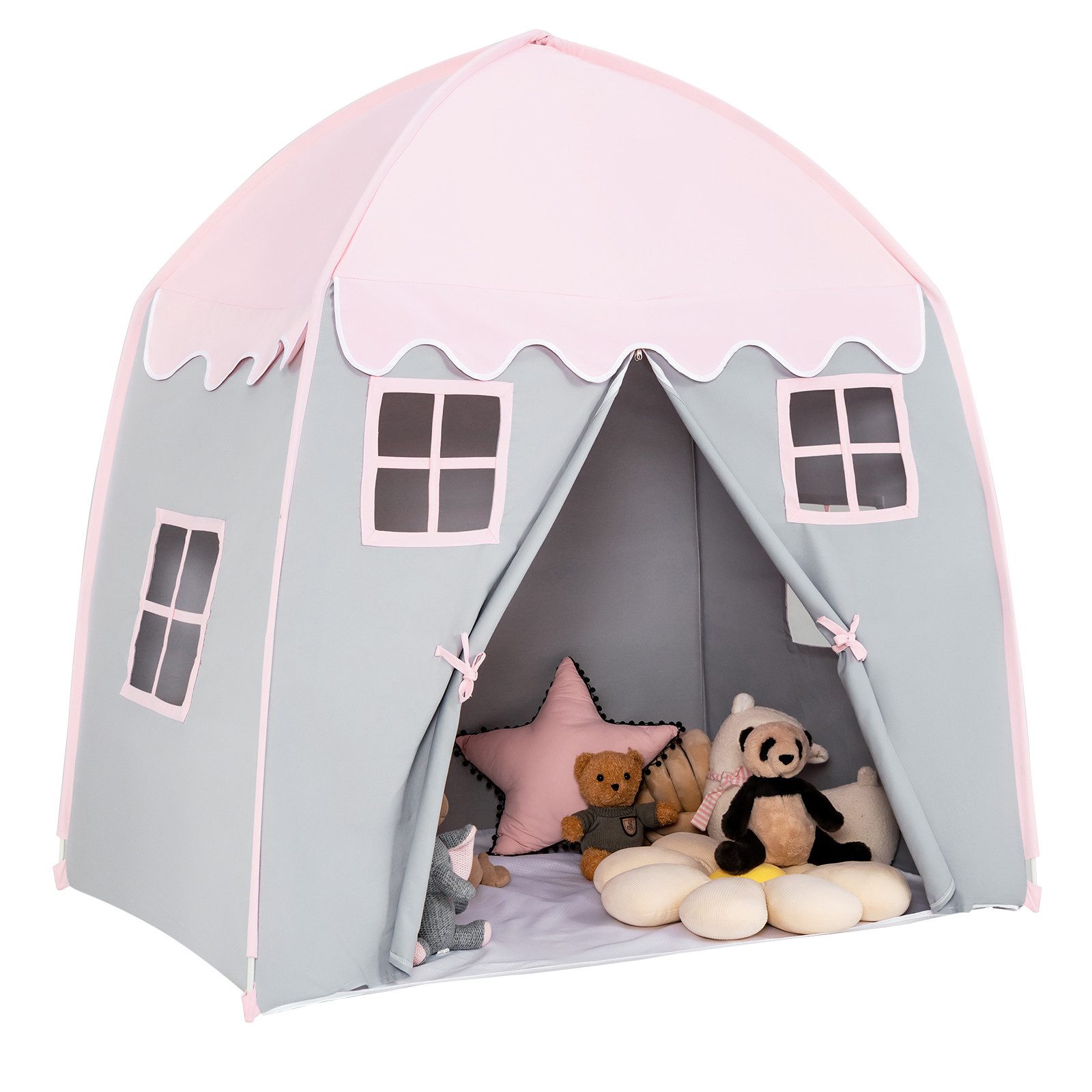 COSTWAY Spielzelt Kinderspielhaus 143 x 100 günstig online kaufen
