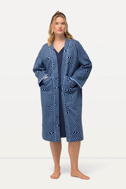 Ulla Popken Sweatjacke Loungewear-Langjacke Oversized offene Form günstig online kaufen