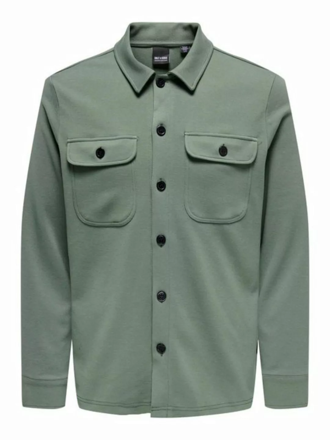 ONLY & SONS Langarmhemd "ONSNEWKODYL OVERSHIRT SWEAT NOOS" günstig online kaufen