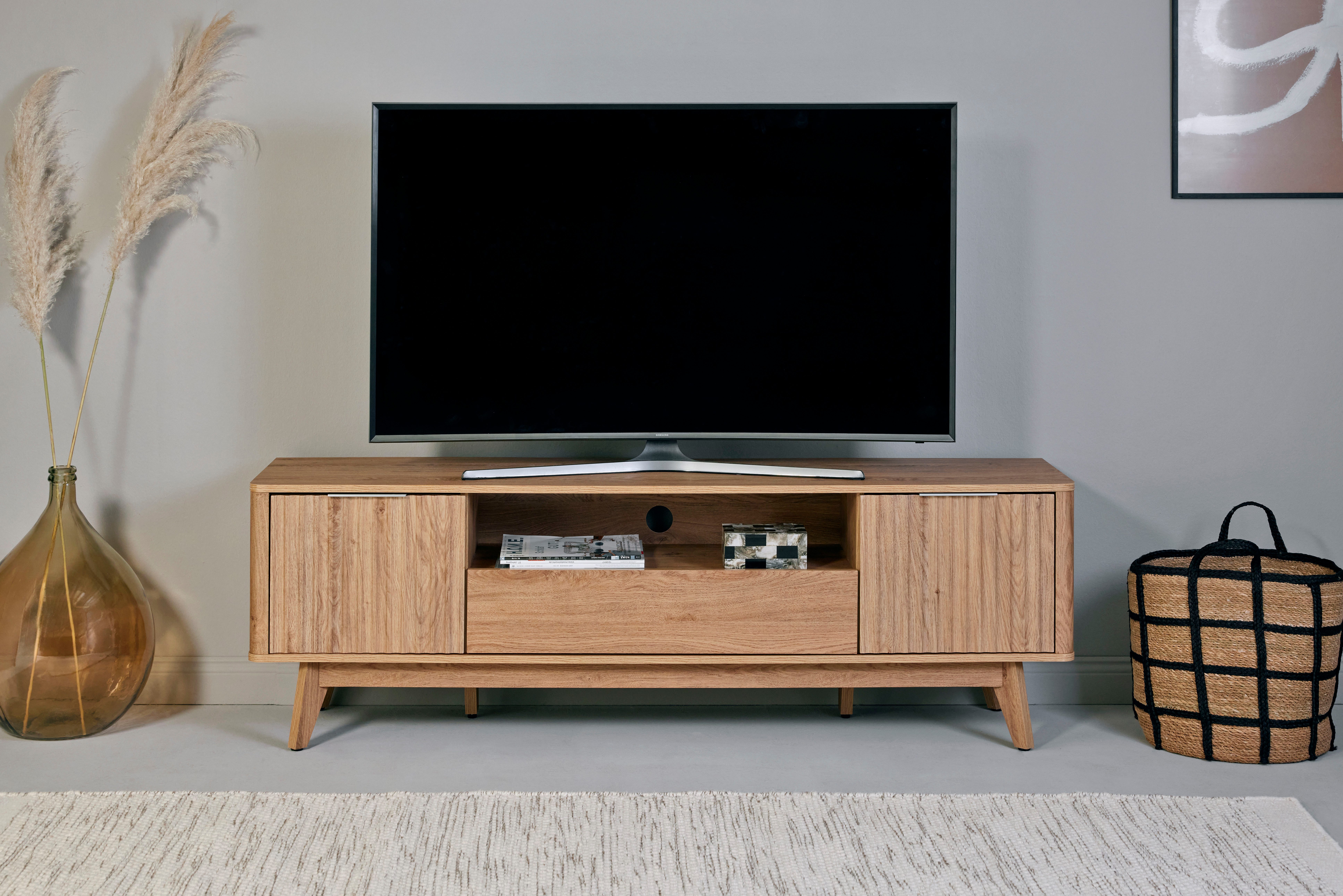 Jahnke TV-Board "WAVE TV 170", (1 St.), TV-Board, Retro-Stil, Front in Well günstig online kaufen