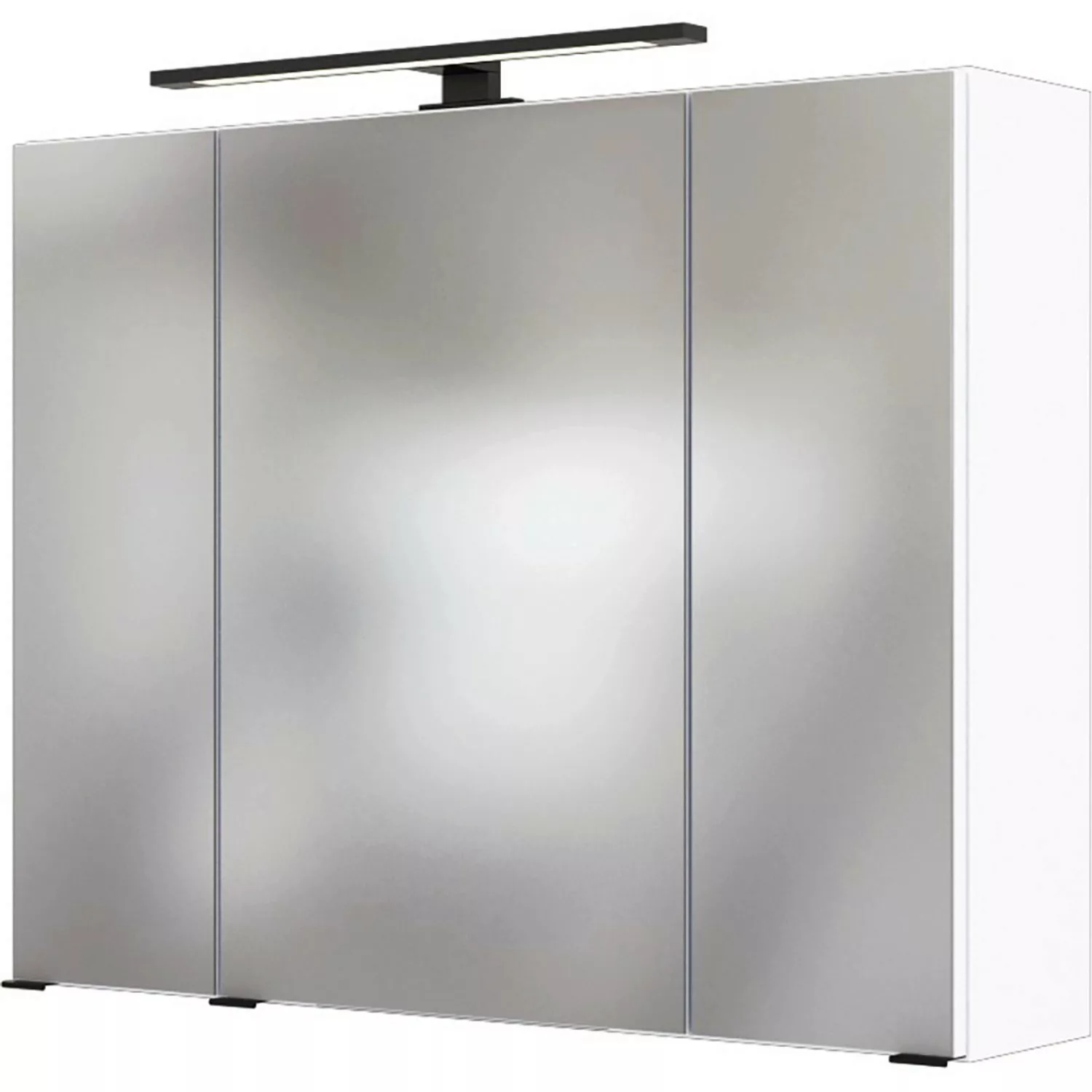 Held Spiegelschrank Rom Weiß 80 cm mit Softclose Türen günstig online kaufen
