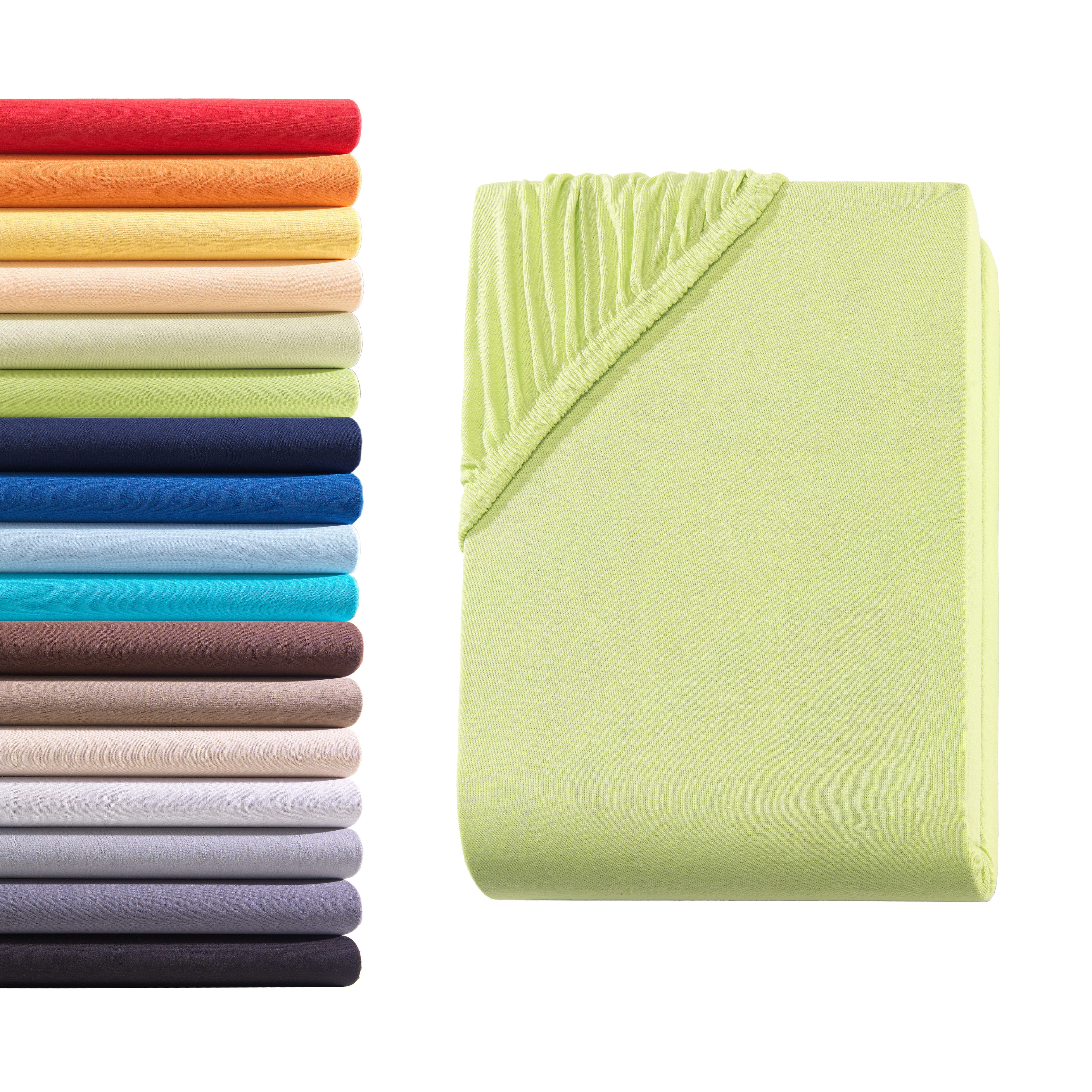 Hometex Premium Textiles Spannbettlaken Jersey Spannbettlaken günstig online kaufen