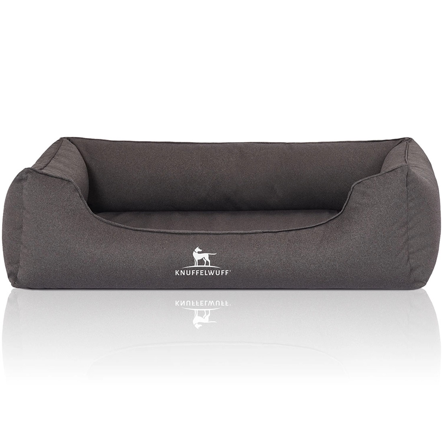 Knuffelwuff Hundebett Leon Orthopädisch Wasserabweisend Velours XXL 120 x 8 günstig online kaufen