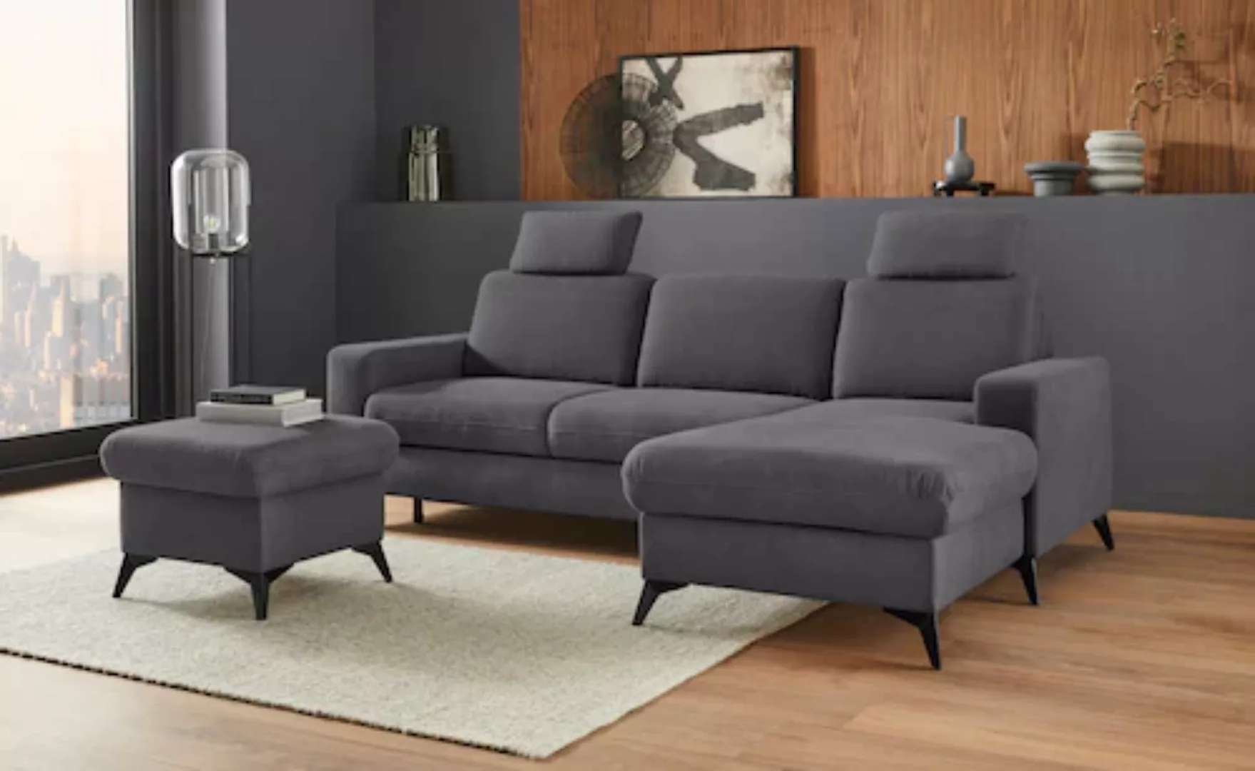 Places of Style Ecksofa Lolland L-Form, Wahlweise mit Bettfunktion und Bett günstig online kaufen