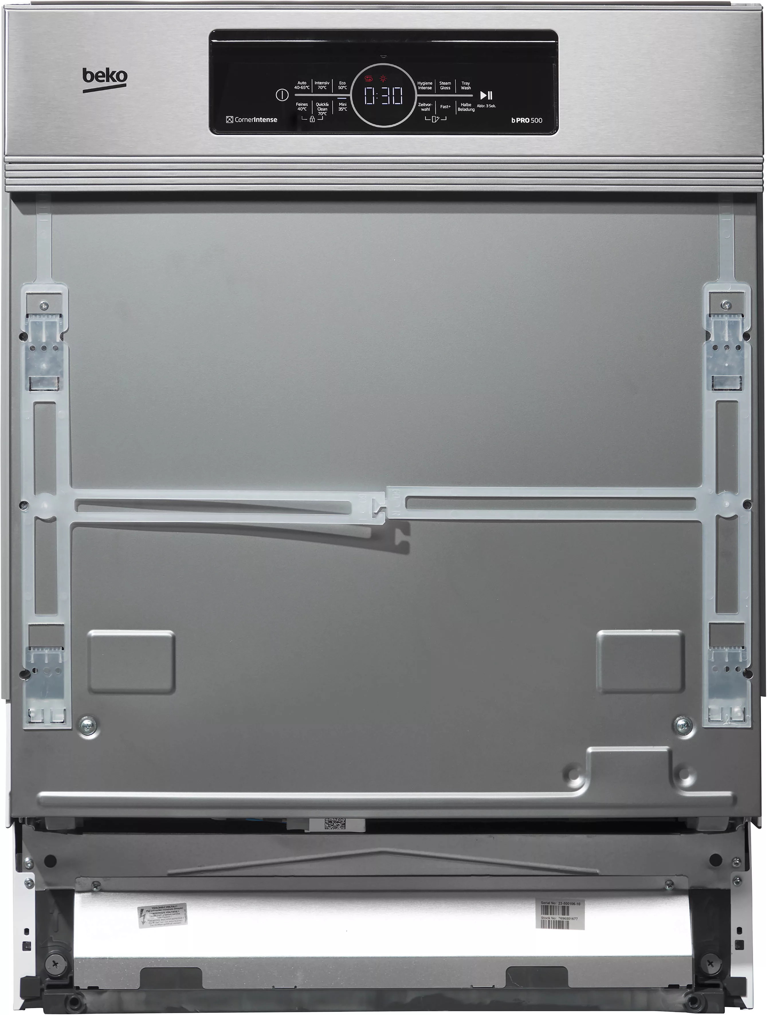 BEKO teilintegrierbarer Geschirrspüler »BDSN38440X 7696501677«, 14 Maßgedec günstig online kaufen