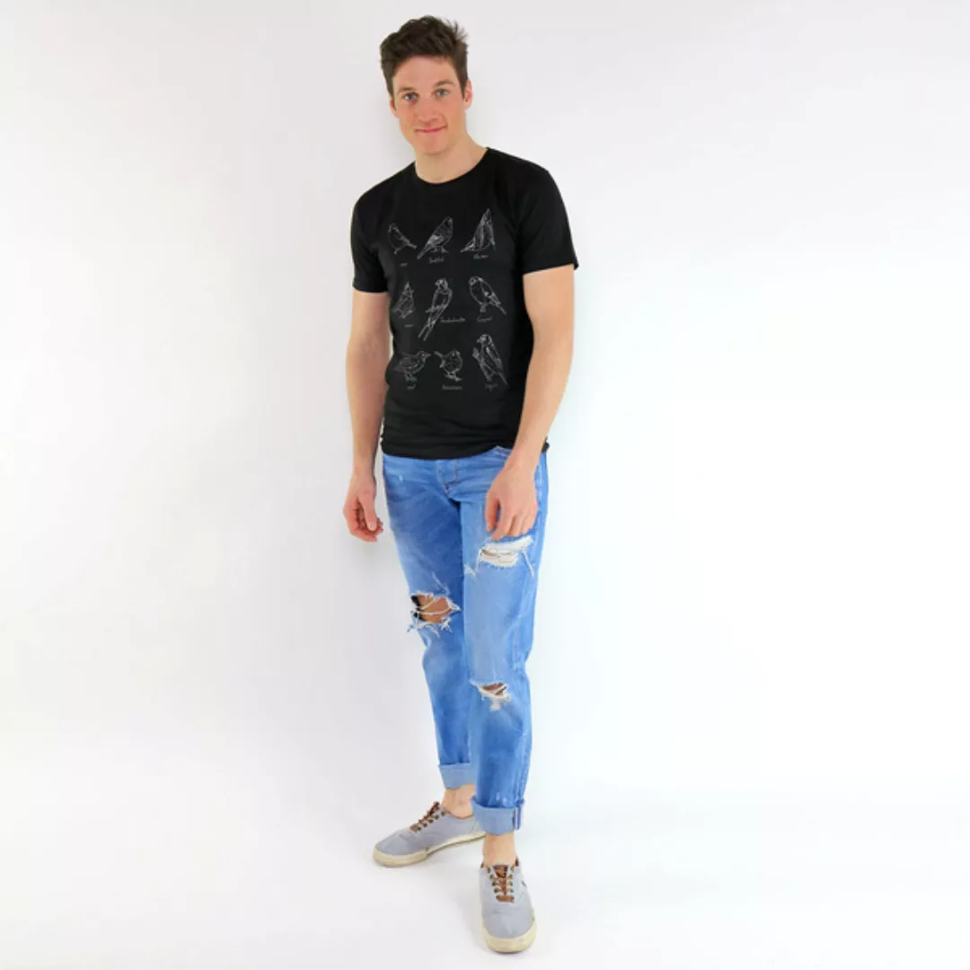 Shirt Birds Aus Modal®-Mix Schwarz günstig online kaufen