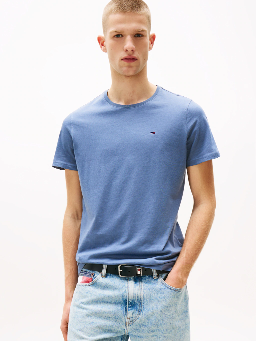 Tommy Jeans T-Shirt "TJM ESSENTIAL SOLID TEE", mit Rundhalsausschnitt und d günstig online kaufen