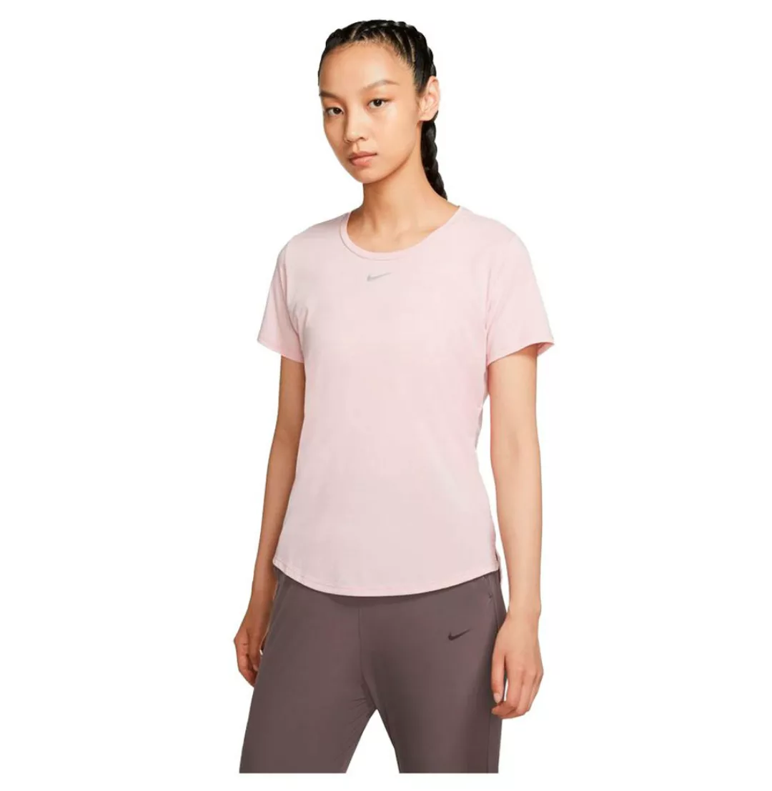 Nike Dri Fit One Luxe Kurzarm T-shirt XL Pink Glaze / Reflective Silver günstig online kaufen