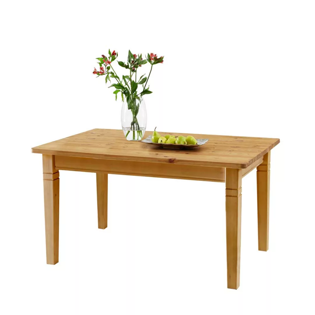 Massivholztisch aus Kiefer geölt verlängerbar günstig online kaufen