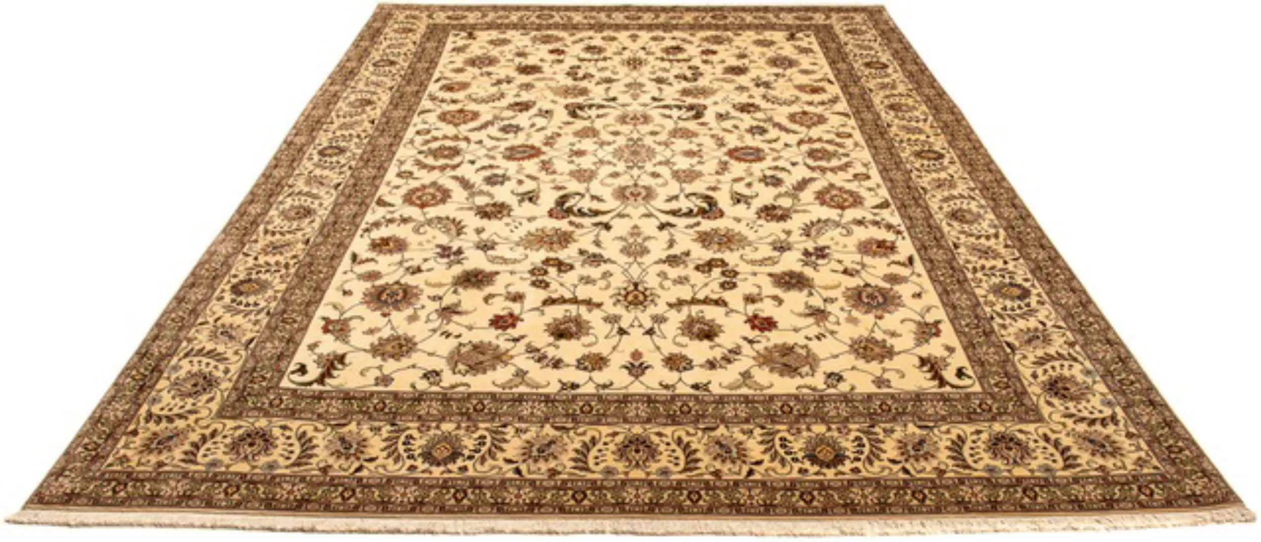 morgenland Orientteppich »Perser - Täbriz - Royal - 364 x 252 cm - beige«, günstig online kaufen